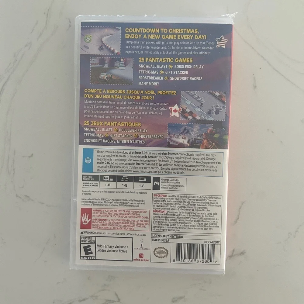Games Advent Calendar 2024 (Nintendo Switch) – New in Package Game